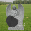 Detailed Carving Classic marble heart shaped headstones tombstone